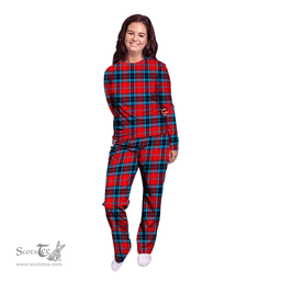Scottish MacTavish Modern Clan Tartan Pyjama Family Set - Classic Scottish Plaid Tartan Plaid