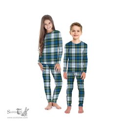 Scottish Campbell Dress Ancient Clan Tartan Pyjama Family Set - Classic Scottish Plaid Tartan Plaid