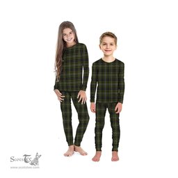 Scottish Davidson Tulloch Dress Clan Tartan Pyjama Family Set - Classic Scottish Plaid Tartan Plaid
