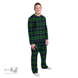 Scottish Duncan Modern Clan Tartan Pyjama Family Set - Classic Scottish Plaid Tartan Plaid