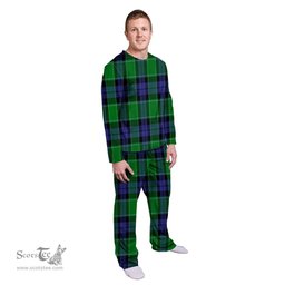 Scottish Haldane Clan Tartan Pyjama Family Set - Classic Scottish Plaid Tartan Plaid