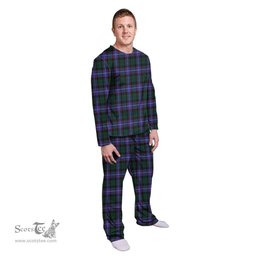 Scottish Guthrie Modern Clan Tartan Pyjama Family Set - Classic Scottish Plaid Tartan Plaid