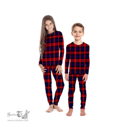 Scottish MacLachlan Modern Clan Tartan Pyjama Family Set - Classic Scottish Plaid Tartan Plaid