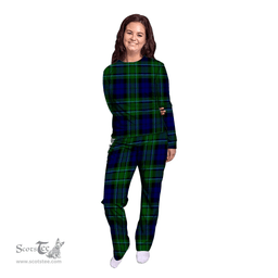 Scottish MacCallum Modern Clan Tartan Pyjama Family Set - Classic Scottish Plaid Tartan Plaid