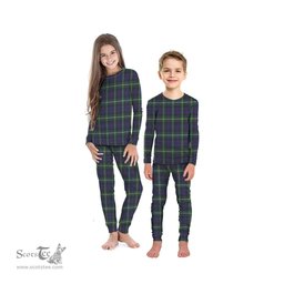 Scottish Campbell Argyll Modern Clan Tartan Pyjama Family Set - Classic Scottish Plaid Tartan Plaid