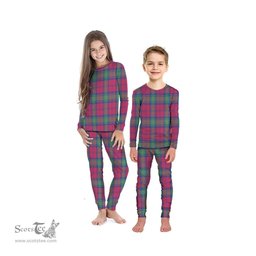 Scottish Lindsay Ancient Clan Tartan Pyjama Family Set - Classic Scottish Plaid Tartan Plaid