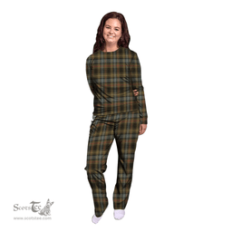Scottish Stewart Hunting Weathered Clan Tartan Pyjama Family Set - Classic Scottish Plaid Tartan Plaid