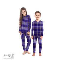 Scottish Ochterlony Clan Tartan Pyjama Family Set - Classic Scottish Plaid Tartan Plaid
