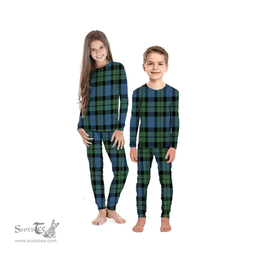 Scottish MacKay Ancient Clan Tartan Pyjama Family Set - Classic Scottish Plaid Tartan Plaid