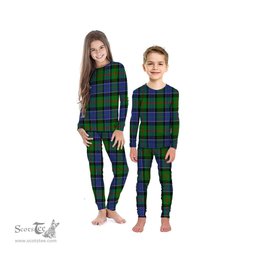 Scottish Paterson Clan Tartan Pyjama Family Set - Classic Scottish Plaid Tartan Plaid