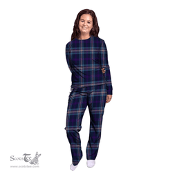Scottish Nevoy Clan Tartan Pyjama Family Set - Classic Scottish Plaid Tartan Plaid