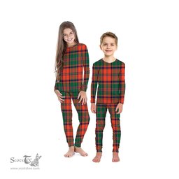 Scottish Stewart of Appin Ancient Clan Tartan Pyjama Family Set - Classic Scottish Plaid Tartan Plaid