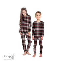Scottish Borthwick Dress Ancient Clan Tartan Pyjama Family Set - Classic Scottish Plaid Tartan Plaid