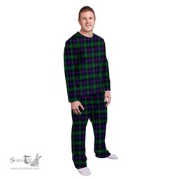 Scottish Campbell of Cawdor Modern Clan Tartan Pyjama Family Set - Classic Scottish Plaid Tartan Plaid
