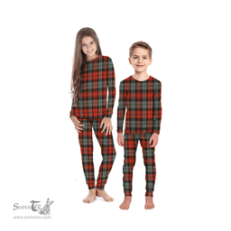 Scottish MacLachlan Weathered Clan Tartan Pyjama Family Set - Classic Scottish Plaid Tartan Plaid