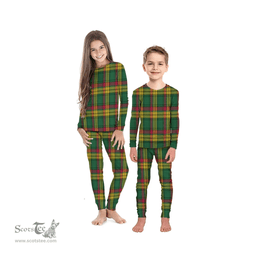Scottish MacMillan Old Ancient Clan Tartan Pyjama Family Set - Classic Scottish Plaid Tartan Plaid