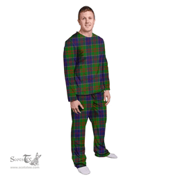 Scottish Stewart of Appin Hunting Modern Clan Tartan Pyjama Family Set - Classic Scottish Plaid Tartan Plaid