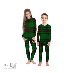 Scottish Kinnear Tartans Clan Tartan Pyjama Family Set - Classic Scottish Plaid Tartan Plaid