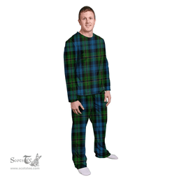 Scottish Polaris Military Clan Tartan Pyjama Family Set - Classic Scottish Plaid Tartan Plaid