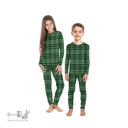 Scottish MacDonald Lord of the Isles Hunting Clan Tartan Pyjama Family Set - Classic Scottish Plaid Tartan Plaid