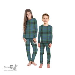 Scottish MacInnes Ancient Clan Tartan Pyjama Family Set - Classic Scottish Plaid Tartan Plaid