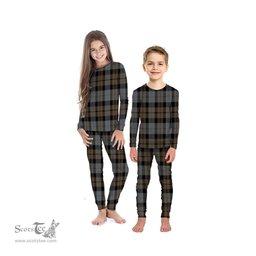 Scottish MacKay Weathered Clan Tartan Pyjama Family Set - Classic Scottish Plaid Tartan Plaid