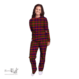 Scottish MacIntyre Modern Clan Tartan Pyjama Family Set - Classic Scottish Plaid Tartan Plaid