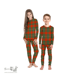 Scottish MacGregor Ancient Clan Tartan Pyjama Family Set - Classic Scottish Plaid Tartan Plaid