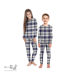 Scottish Hannay Modern Clan Tartan Pyjama Family Set - Classic Scottish Plaid Tartan Plaid