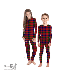 Scottish MacIntyre Modern Clan Tartan Pyjama Family Set - Classic Scottish Plaid Tartan Plaid