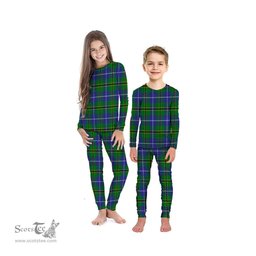 Scottish Turnbull Hunting Clan Tartan Pyjama Family Set - Classic Scottish Plaid Tartan Plaid