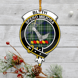 Scottish Blyth Clan Tartan Mica Ornament Christmas Decoratio - 2-Sided  Scottish Plaid Tartan Plaid