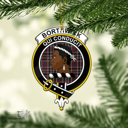 Scottish Borthwick Clan Tartan Mica Ornament Christmas Decoratio - 2-Sided  Scottish Plaid Tartan Plaid