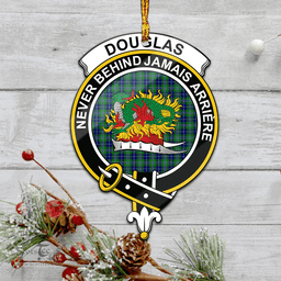 Scottish Douglas Clan Tartan Mica Ornament Christmas Decoratio - 2-Sided  Scottish Plaid Tartan Plaid