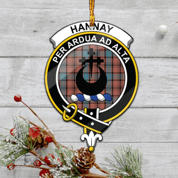 Scottish Hannay Dress Clan Tartan Mica Ornament Christmas Decoratio - 2-Sided  Scottish Plaid Tartan Plaid