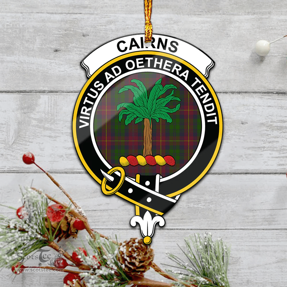 Scottish Cairns Clan Tartan Mica Ornament Christmas Decoratio - 2-Sided  Scottish Plaid Tartan Plaid