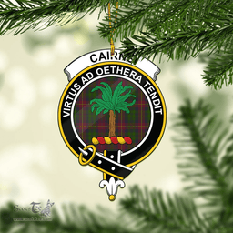 Scottish Cairns Clan Tartan Mica Ornament Christmas Decoratio - 2-Sided  Scottish Plaid Tartan Plaid