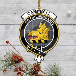 Scottish Campbell Argyll Modern Clan Tartan Mica Ornament Christmas Decoratio - 2-Sided  Scottish Plaid Tartan Plaid