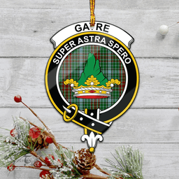 Scottish Gayre Clan Tartan Mica Ornament Christmas Decoratio - 2-Sided  Scottish Plaid Tartan Plaid