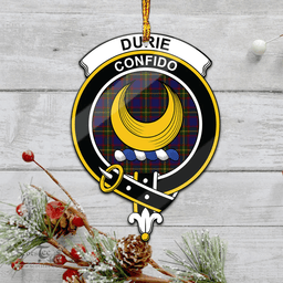 Scottish Durie Clan Tartan Mica Ornament Christmas Decoratio - 2-Sided  Scottish Plaid Tartan Plaid