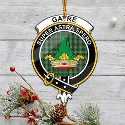 Scottish Gayre Dress Clan Tartan Mica Ornament Christmas Decoratio - 2-Sided  Scottish Plaid Tartan Plaid