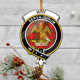 Scottish Hay Modern Clan Tartan Mica Ornament Christmas Decoratio - 2-Sided  Scottish Plaid Tartan Plaid