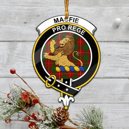 Scottish Macfie Clan Tartan Mica Ornament Christmas Decoratio - 2-Sided  Scottish Plaid Tartan Plaid