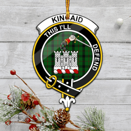 Scottish Kincaid Clan Tartan Mica Ornament Christmas Decoratio - 2-Sided  Scottish Plaid Tartan Plaid
