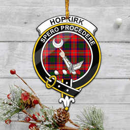 Scottish Hopkirk Clan Tartan Mica Ornament Christmas Decoratio - 2-Sided  Scottish Plaid Tartan Plaid