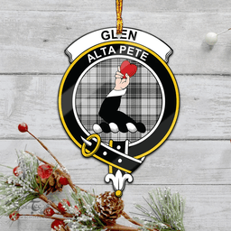 Scottish Glen Clan Tartan Mica Ornament Christmas Decoratio - 2-Sided  Scottish Plaid Tartan Plaid