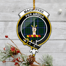 Scottish Macintyre Clan Tartan Mica Ornament Christmas Decoratio - 2-Sided  Scottish Plaid Tartan Plaid