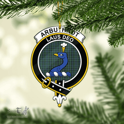 Scottish Arbuthnot Clan Tartan Mica Ornament Christmas Decoratio - 2-Sided  Scottish Plaid Tartan Plaid
