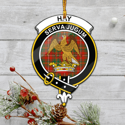 Scottish Hay Ancient Clan Tartan Mica Ornament Christmas Decoratio - 2-Sided  Scottish Plaid Tartan Plaid