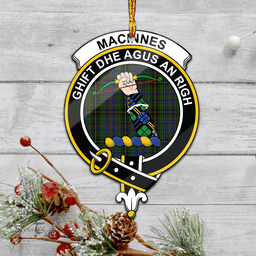 Scottish Macinnes Clan Tartan Mica Ornament Christmas Decoratio - 2-Sided  Scottish Plaid Tartan Plaid